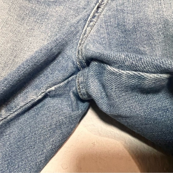 Free People Girlfriend Straight Leg Jeans Ankle Cropped Women's Size 30L 30 Long - Picture 8 of 14